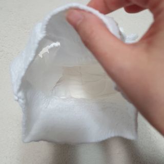 N[템포 ] 패드 내추럴 순면 입는 오버나이트 5P * 2개 — 5점을 준 리뷰어가 2024년 2월 올린 사용 사진