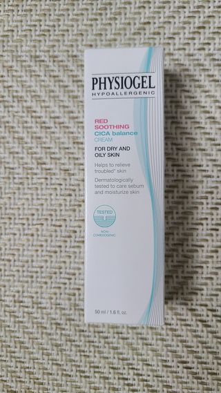 피지오겔 레드수딩 시카밸런스 크림 50ml — 5점을 준 리뷰어가 2022년 4월 올린 사용 사진