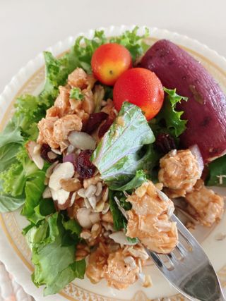 참살이도시락 작심삼일 샐러드도시락 3개 맛보기 새벽배송 또는 택배배송 — 5점을 준 리뷰어가 2021년 8월 올린 사용 사진