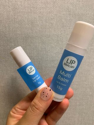 [립빠미] 립앤칙스 멀티밤 + 베리어립밤 2종 — 3.5점을 준 리뷰어가 2021년 9월 올린 사용 사진