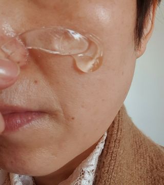 SOONWITH 바이오 수퍼 아쿠아 하이드로 젤 크림 — 5점을 준 리뷰어가 2021년 2월 올린 사용 사진