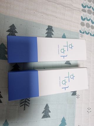 [심폐소생소] 무불소 임산부 천연 치약 — 5점을 준 리뷰어가 2021년 9월 올린 사용 사진