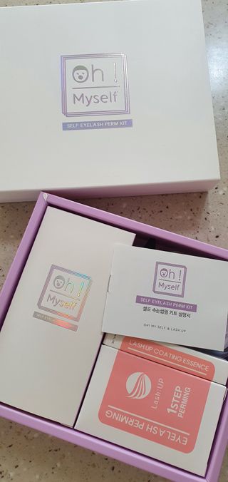 피비에스코리아 [오마이셀프] 셀프 속눈썹펌 키트 뷰러펌 파마 세트 — 4점을 준 리뷰어가 2021년 11월 올린 사용 사진