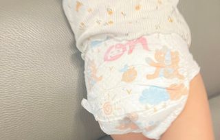 킨도 프리미엄 슈퍼드라이니스 밴드형 기저귀 — 5점을 준 리뷰어가 2021년 7월 올린 사용 사진