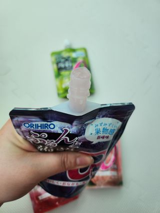 ORIHIRO 오리히로 곤약젤리 제로칼로리 130g 4종 4팩(맛별로 1팩씩) — 5점을 준 리뷰어가 2023년 3월 올린 사용 사진