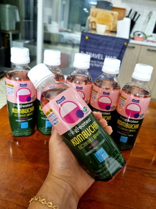 더그레잇티 콤부차 [매일유업] 더그레잇티 44kcal 콤부차 300ml *12개입 (오리지널 6개+베리리치 6개) — 5점을 준 리뷰어가 2023년 7월 올린 사용 사진