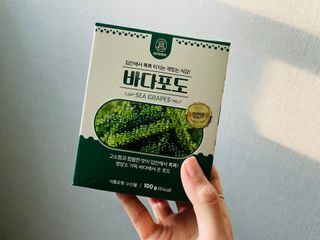[피터씨마켓] 바다포도 100g(20g x 5봉) 우미부도 그린캐비어 ASMR 소분포장 — 4점을 준 리뷰어가 2024년 8월 올린 사용 사진