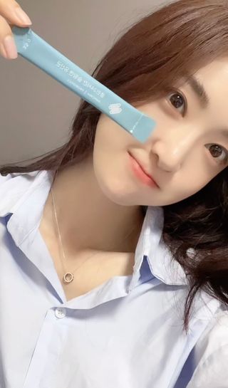 클린24시간 슬림앤유산균 1박스 (3.5g X 15포) — 4.5점을 준 리뷰어가 2022년 9월 올린 사용 사진