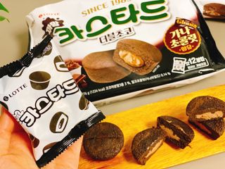롯데제과 까망카스타드 더블초코 — 4.5점을 준 리뷰어가 2021년 5월 올린 사용 사진