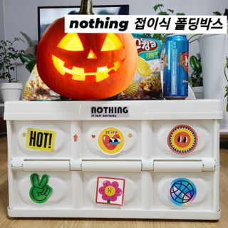 나무드 [nothing] 접이식 폴딩박스 수납 정리함 공간 리빙 박스 56L — 5점을 준 리뷰어가 2021년 10월 올린 사용 사진