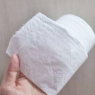 빈다 4Deluxe 4겹 엠보싱 롤 화장지 — 5점을 준 리뷰어가 2022년 3월 올린 사용 사진