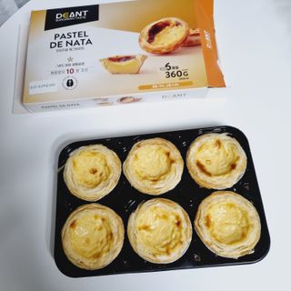 디앙뜨 포르투갈 에그타르트 오리지널 맛+패션후르츠 맛 중 택1 — 5점을 준 리뷰어가 2021년 7월 올린 사용 사진