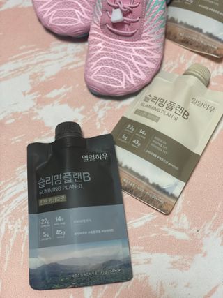 일일하우 슬리밍 플랜B 고소한 귀리맛, 진한 카카오맛 (체중조절식) — 4.5점을 준 리뷰어가 2023년 6월 올린 사용 사진