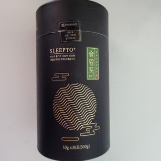프리마인 자체 기업부설 연구소에서 찾아낸 건강한 수면의 비밀.  슬립토 플러스 30포 — 4.5점을 준 리뷰어가 2022년 4월 올린 사용 사진