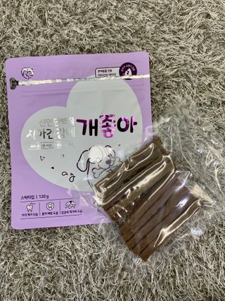 My Pet Care 천연단백질 치아건강에 개좋아 — 5점을 준 리뷰어가 2021년 1월 올린 사용 사진