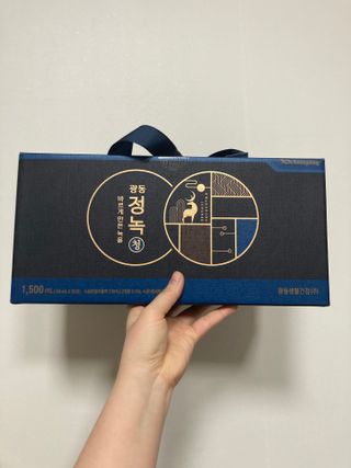 광동생활건강 [광동] 바르게 만든 녹용, 광동정녹청 — 5점을 준 리뷰어가 2021년 12월 올린 사용 사진