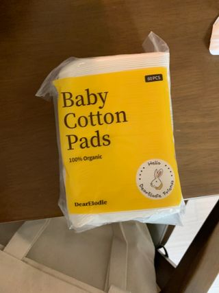 디어엘로디 프리미엄 유기농 유아 솜티슈 60매  2 + 1 PACK — 5점을 준 리뷰어가 2021년 3월 올린 사용 사진