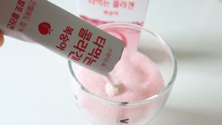 [음료수 대신 가능!]  빠르게 흡수되는 아임오 타먹는 콜라겐 1박스 — 5점을 준 리뷰어가 2023년 3월 올린 사용 사진