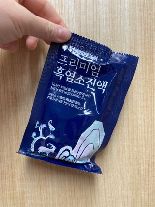 참앤들황토농원 국내산 흑염소를 정성스럽게 담은, 프리미엄 흑염소 진액 70ml x 30포 1박스 — 5점을 준 리뷰어가 2023년 1월 올린 사용 사진