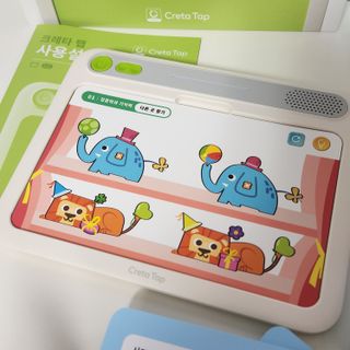크레타탭 차세대 사고력 유아수학 학습기 페이퍼 태블릿 — 5점을 준 리뷰어가 2023년 11월 올린 사용 사진