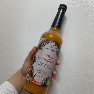 H365 [Kaskein Luomutyrniglögi] 핀란드 전통 무알콜 멀드와인 시벅톤 글로기 — 5점을 준 리뷰어가 2021년 5월 올린 사용 사진