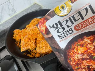 한성기업 무볼레 왕건더기 볶음밥 묵은지삼겹살 — 4.5점을 준 리뷰어가 2021년 11월 올린 사용 사진