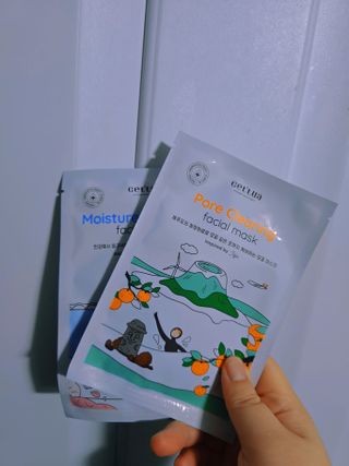 세뚜아(Cettua) [세뚜아] 포어 클리어링 마스크 Cettua Pore Clearing facial mask 5매 — 5점을 준 리뷰어가 2024년 4월 올린 사용 사진