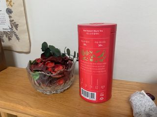 마시다 붉은 석양 빛을 담은 프리미엄 수제 블렌딩 홍차, 레드선셋블랙티 — 5점을 준 리뷰어가 2021년 4월 올린 사용 사진