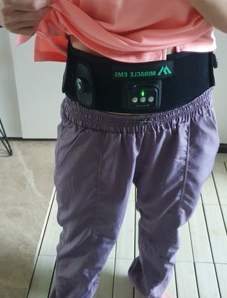 미라클헬스케어 부위별 EMS 저주파 마사지기 5종 — 4점을 준 리뷰어가 2023년 4월 올린 사용 사진