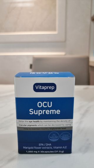 뉴트리션팩토리 비타프렙 오큐슈프림 루테인 오메가3 1050mg — 3점을 준 리뷰어가 2021년 9월 올린 사용 사진