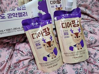 [몸엔용] 우리 아이 건강간식, 달콤한 녹용곤약젤리 디어팡 4종 — 5점을 준 리뷰어가 2021년 11월 올린 사용 사진