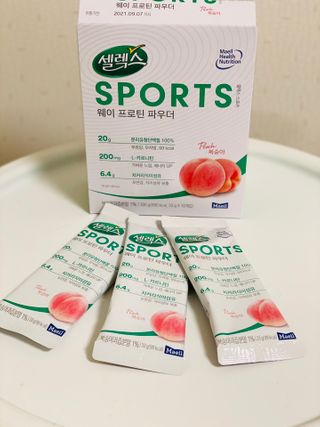 셀렉스스포츠 셀렉스 스포츠 웨이 프로틴 파우더 2종 스틱형 — 4.5점을 준 리뷰어가 2021년 2월 올린 사용 사진