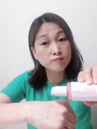 아이앤립 / EYENLIP 아이앤립 연어오일 리바이탈라이징 토너+앰플+크림 3종 세트 — 5점을 준 리뷰어가 2021년 5월 올린 사용 사진
