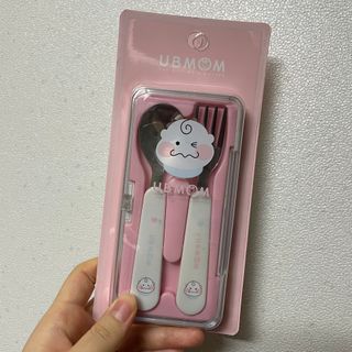 유비맘 스푼포크 케이스 세트 1+1 _컬러랜덤 발송 — 5점을 준 리뷰어가 2020년 12월 올린 사용 사진