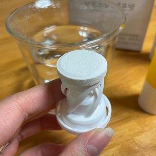 [슬림드랍 레몬맛] 건기식 다이어트 보조제 겸 비타민 — 3점을 준 리뷰어가 2022년 1월 올린 사용 사진