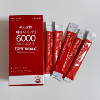 메타아르기닌 GC녹십자웰빙 메타 아르기닌 6000 플러스 오르니틴 — 4.5점을 준 리뷰어가 2022년 6월 올린 사용 사진
