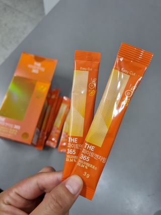 [닥터루템]맛있는 파인애플맛 과채효소 THE파이토엔자임365 1box (30포) — 4.5점을 준 리뷰어가 2022년 9월 올린 사용 사진