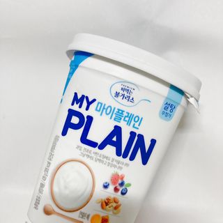 떠먹는불가리스 마이플레인 요거트 435g 6개입 — 3.5점을 준 리뷰어가 2021년 2월 올린 사용 사진