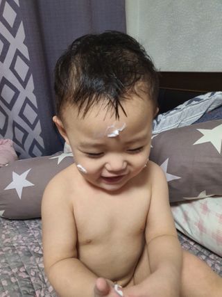 아토스탠다드 베이비크림 — 5점을 준 리뷰어가 2020년 12월 올린 사용 사진