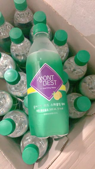 몽베스트 Montbest with Sparkling water Lemon OR Lime 20병(랜덤) — 5점을 준 리뷰어가 2021년 10월 올린 사용 사진