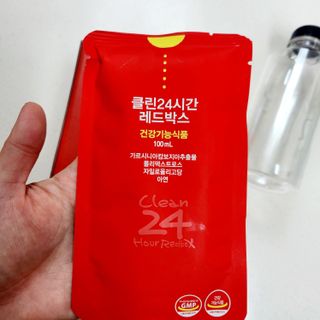 클린24시간 레드박스 1BOX(5포) + 전용보틀(500ml) — 4점을 준 리뷰어가 2024년 1월 올린 사용 사진