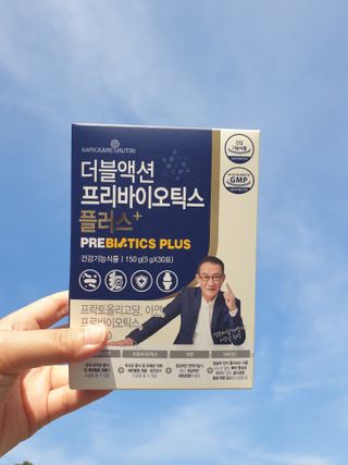 메이준뉴트리 더블액션 프리바이오틱스 플러스+ — 5점을 준 리뷰어가 2021년 7월 올린 사용 사진