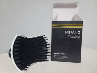 온가족 시원한샴푸 깨끗한두피 샴푸브러쉬 두피스케일링 히트팡블랙에디션 — 5점을 준 리뷰어가 2021년 8월 올린 사용 사진