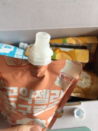 참앤들황토농원 10가지 맛, 입맛대로 스페셜하게~ 가볍게 한 포 땡! 곤약젤리 스페셜 패키지 130ml x 30포 — 4점을 준 리뷰어가 2022년 12월 올린 사용 사진