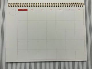 리훈 곰부 체크리스트+ 곰부 리무버블스티커 1장 — 4.5점을 준 리뷰어가 2021년 4월 올린 사용 사진