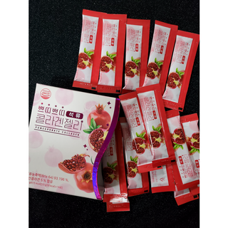 헬스업_쁘띠쁘띠석류콜라겐젤리_20g x 14포 — 5점을 준 리뷰어가 2021년 2월 올린 사용 사진