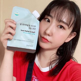 아므_이너뷰티 라이트 앤 딜라이트 밀 민트 초코 — 5점을 준 리뷰어가 2021년 7월 올린 사용 사진