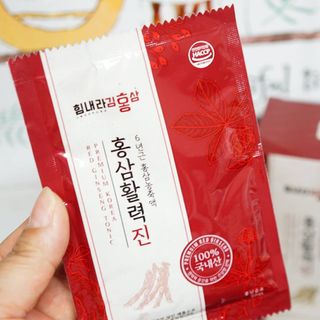 힘내라김홍삼 홍삼활력진 50ml x 5포 — 3.5점을 준 리뷰어가 2021년 4월 올린 사용 사진