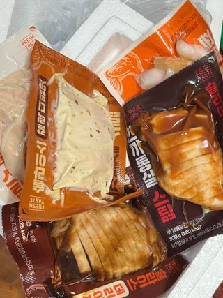 한끼통살 슬라이스 닭가슴살 — 4점을 준 리뷰어가 2023년 2월 올린 사용 사진
