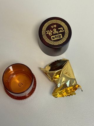 광동생활건강 프리 미션 [광동] 광옥고 보력환 (3.75 g x 30환) — 5점을 준 리뷰어가 2025년 7월 올린 사용 사진
